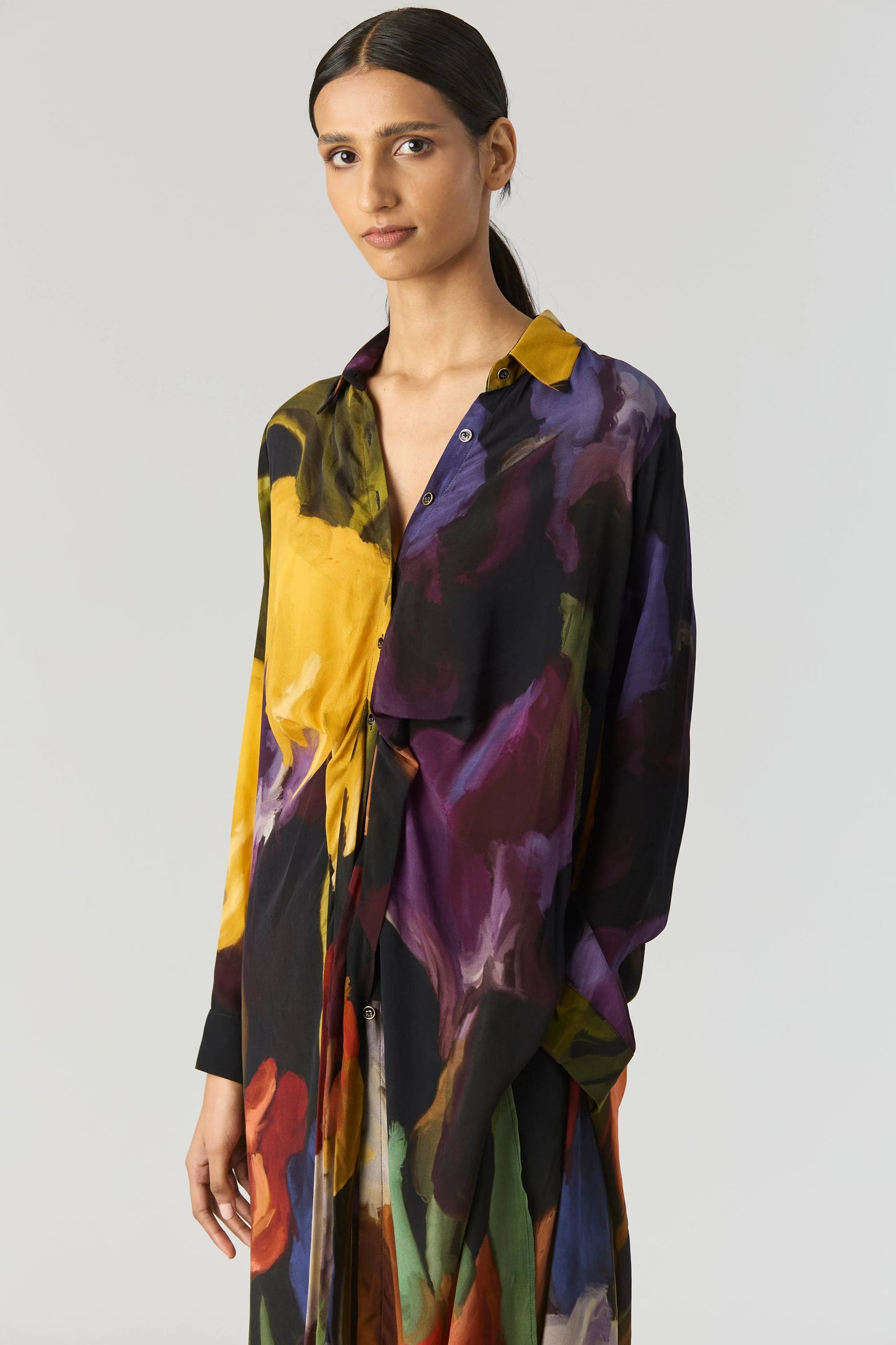 Buy Crepe Black Printed Co-ord Set