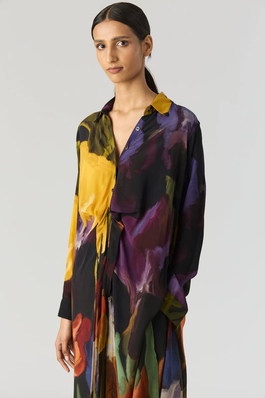 Buy Crepe Black Printed Co-ord Set