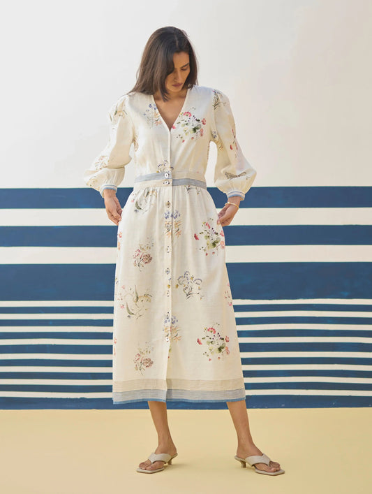 Buy Summer Vacation Floral Print Dress