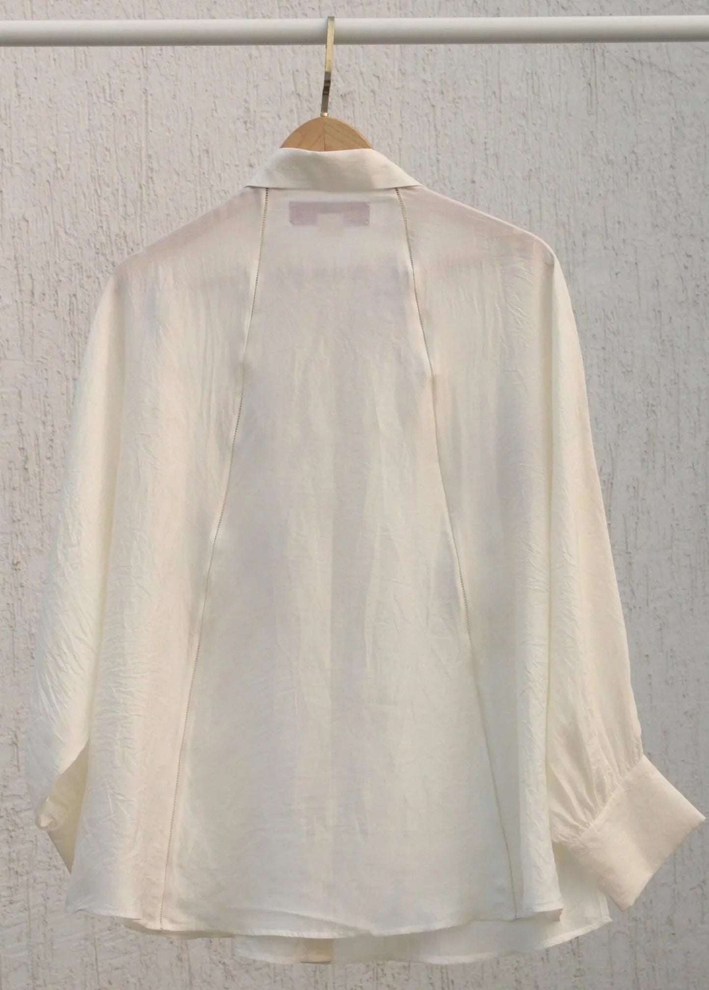 Buy Handcrafted Rose Embroidered Silk Shirt