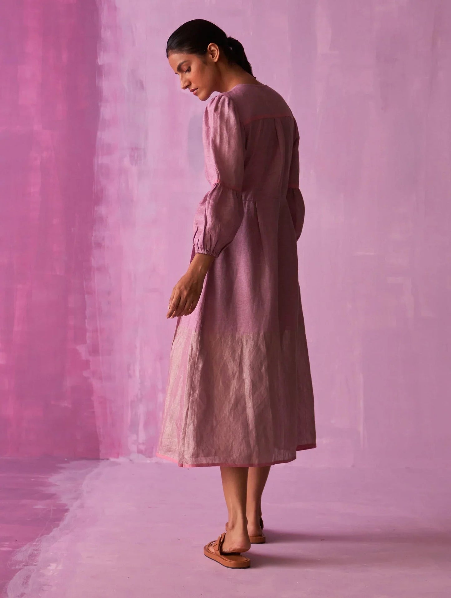 Buy Summer Vacation Lavender Night Out Wrap Dress