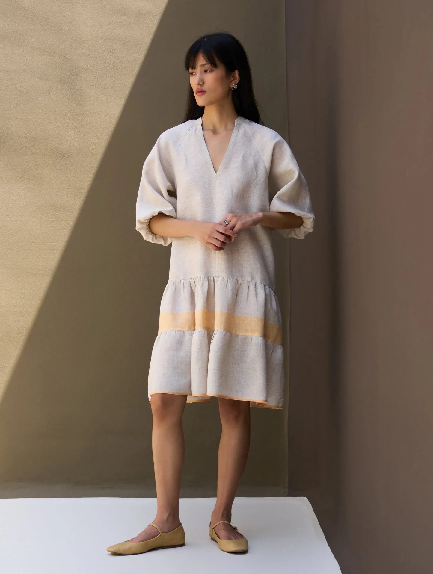 Buy Summer Vacation 100% Linen Dress