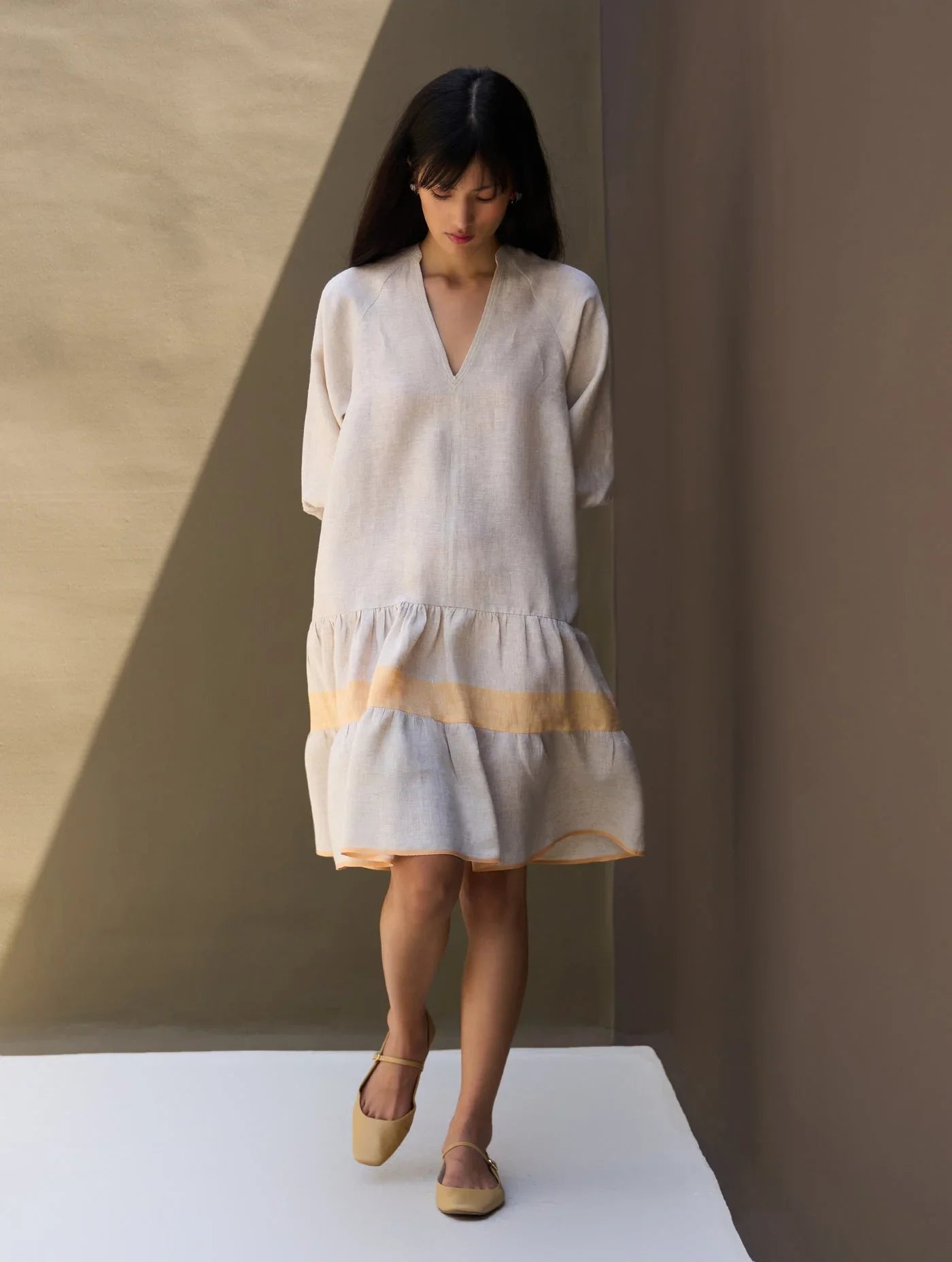 Buy Summer Vacation 100% Linen Dress