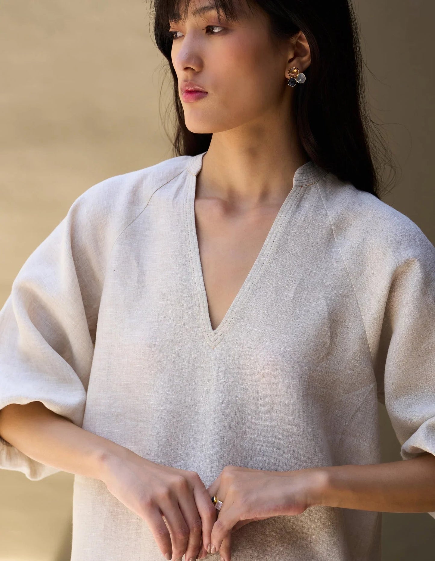 Buy Summer Vacation 100% Linen Dress