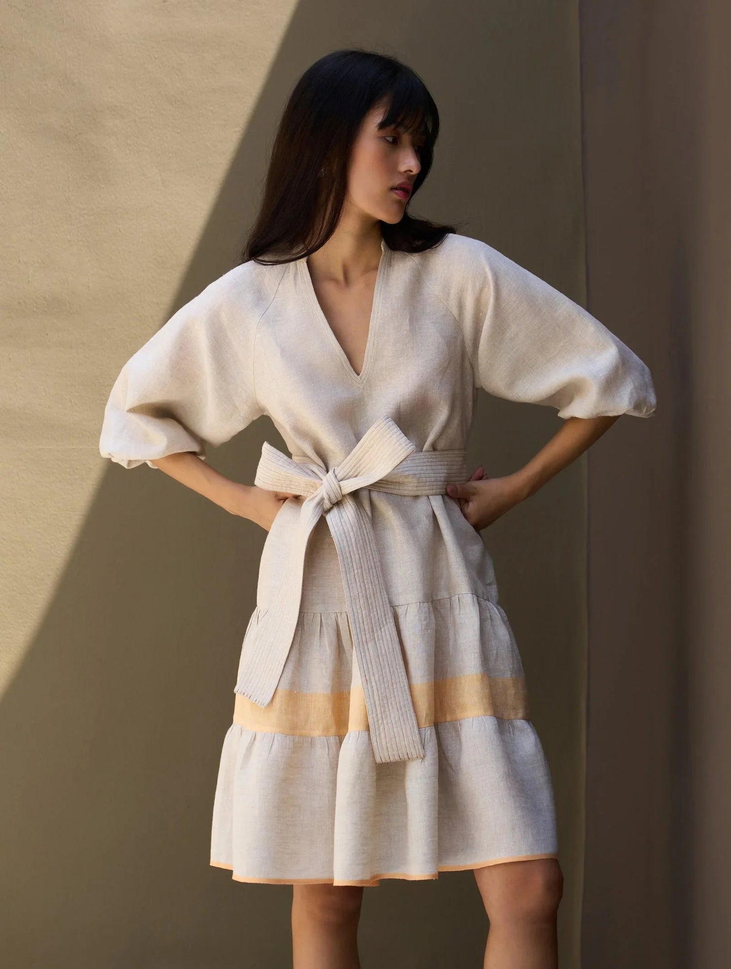 Buy Summer Vacation 100% Linen Dress