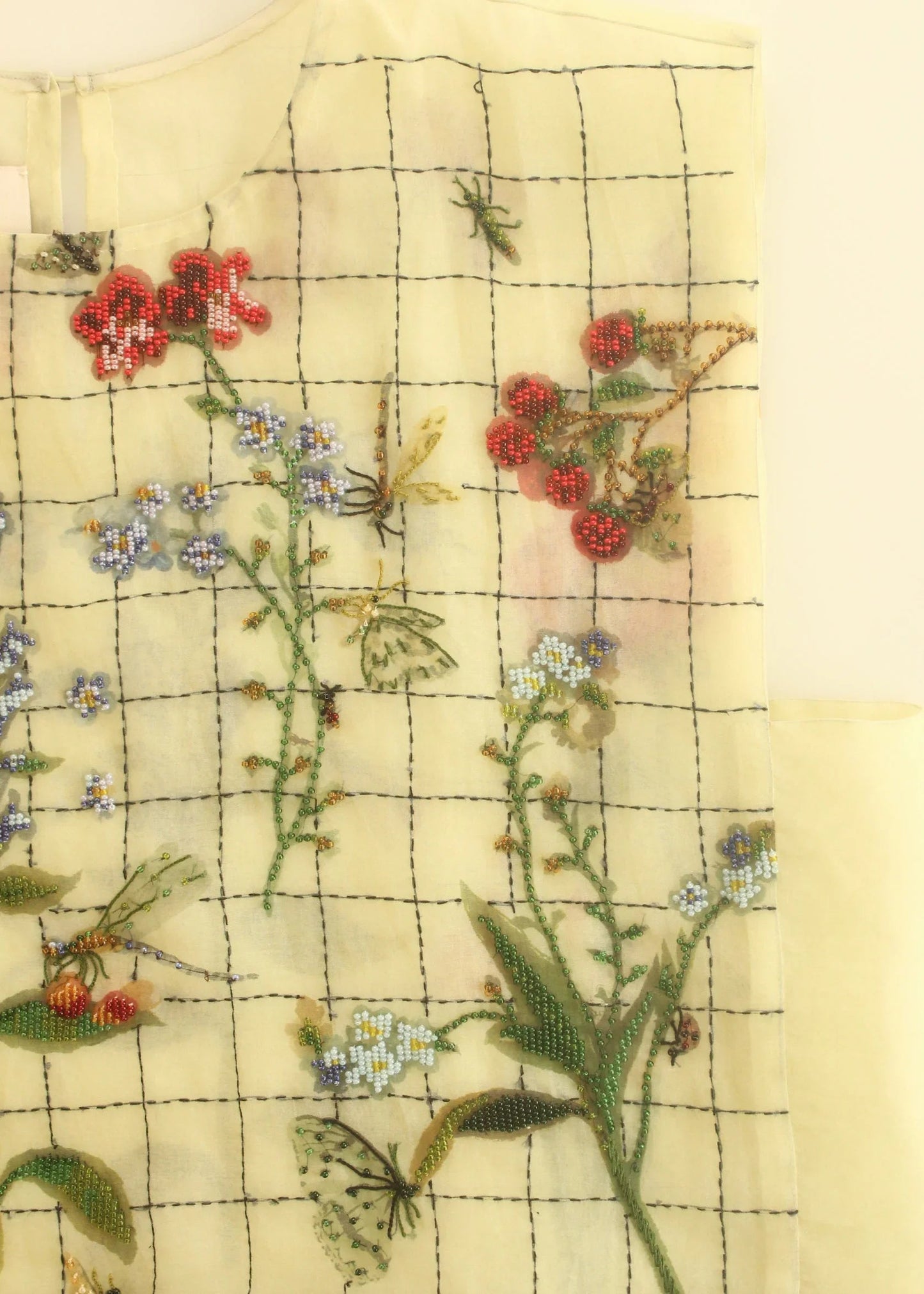 Buy Multicolor Flowers on White Bib